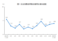 国家统计局：1-2月份社会消费品零售总额增长4.0%|界面新闻 · 快讯